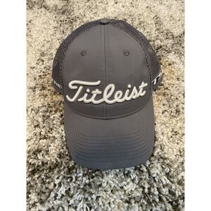 Titleist Bulls Bay Adjustable Strapback Golf‎ Hat Gray